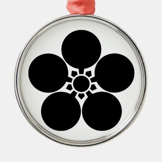 Suga Umebachi Metalen Ornament (Voorkant)