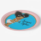Sugar and Spice Baby shower Bord (Gekanteld)