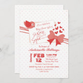 Sugar and Spice Baby shower Invitation Kaart (Voorkant / Achterkant)
