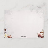 Sugar and Spice Basic Blank Recept Kaart (Achterkant)