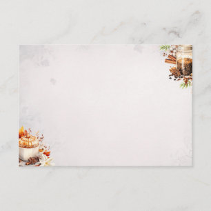 Sugar and Spice Basic Blank Recept Kaart