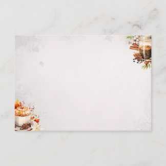 Sugar and Spice Basic Blank Recept Kaart