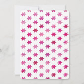 Sugar and Spice Waterverf Baby shower Kaart (Achterkant)