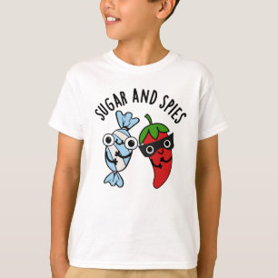 Sugar and Spies Grappig eten woordspeling T-shirt