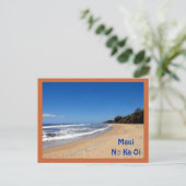 Sugar Beach, Kihei, Hawaii, Maui No Ka Oi Briefkaart (Staand voorkant)