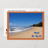 Sugar Beach, Kihei, Hawaii, Maui No Ka Oi Briefkaart (Voorkant / Achterkant)