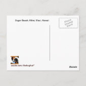 Sugar Beach, Kihei, Hawaii, Maui No Ka Oi Briefkaart (Achterkant)