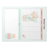 Sugar Beer Theme Medicatie Tracker Notitieblok (Voorkant)