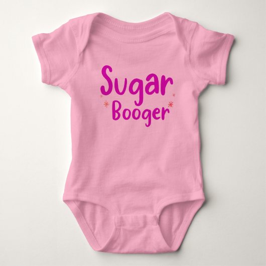Sugar Booger Baby Girl Bodysuit (Voorkant)