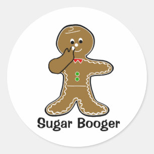 Sugar Booger Ronde Sticker