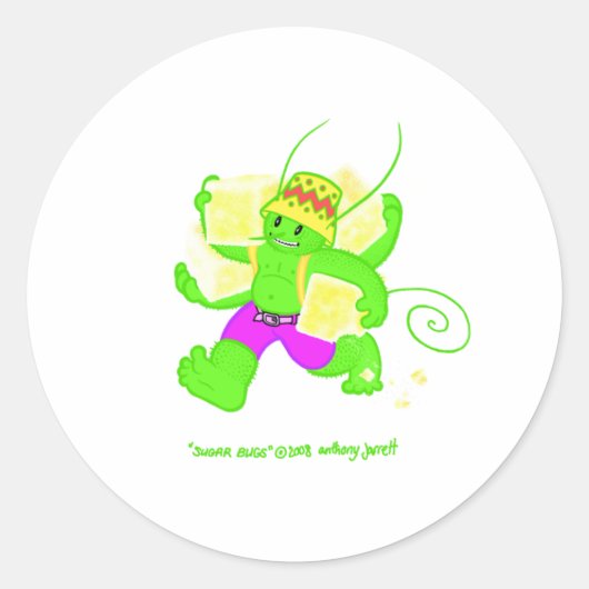Sugar bug 4 geen logo Sticker (Voorkant)
