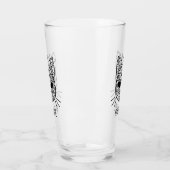 Sugar cat schedel kat met jouw naam glas (Links)