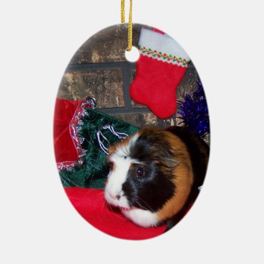 Sugar Christmas Keramisch Ornament (Achterkant)