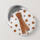 Sugar Churro Fried Dough Pastry Spain Food Ronde Button 7,6 Cm (Voorkant /achterkant)