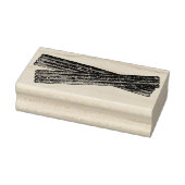 Sugar Churro Fried Dough Pastry Spain Food Rubberstempel (Stempel)