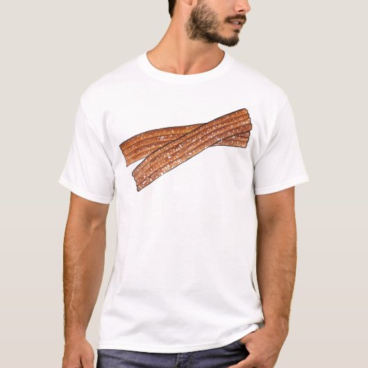 Sugar Churro Fried Dough Pastry Spain Food T-shirt (Voorkant)