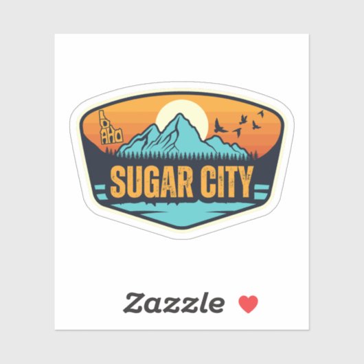 Sugar City, Idaho Sticker (Vel)