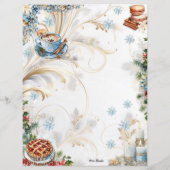 Sugar Coat It Blank Volledige Pagina Recept Kaart (Achterkant)