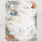 Sugar Coat It Blank Volledige Pagina Recept Kaart (Voorkant / Achterkant)