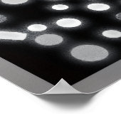 Sugar Coated Rain B&W Poster (Hoek)