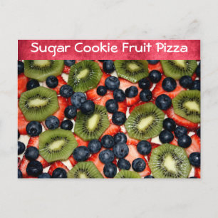 Sugar Cookie Fruit Pizza Recipe Briefkaart