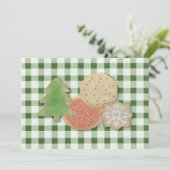 Sugar Cookie Swap Invitation Kaart (Staand voorkant)