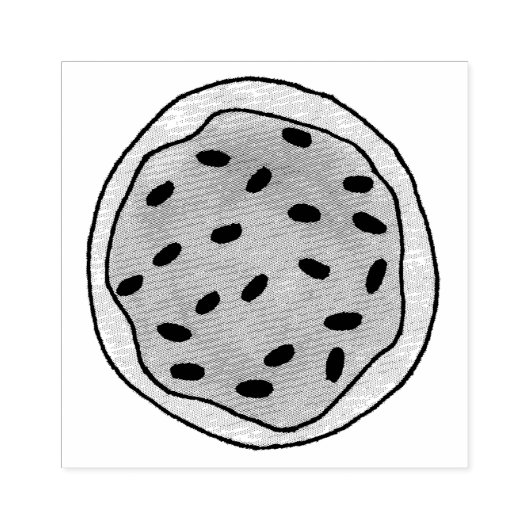 Sugar Cookie w/ Frosting Sprinkles Bake Sale Food Rubberstempel (Afrduk)