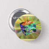 Sugar Cube Ronde Button 5,7 Cm (Voorkant /achterkant)