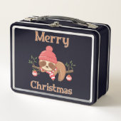 Sugar Cute Sloth Kerstmis (Voorkant)