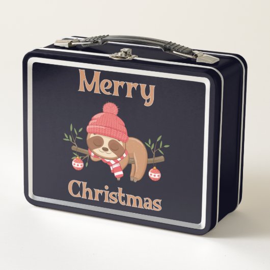 Sugar Cute Sloth Kerstmis (Voorkant)