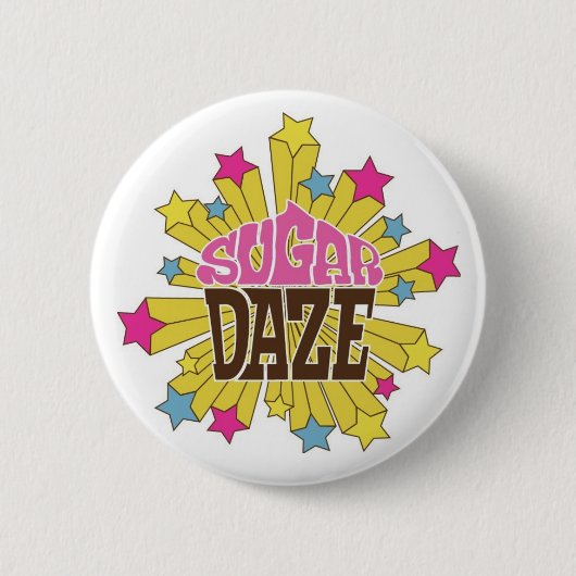 Sugar Daze Badge Ronde Button 5,7 Cm (Voorkant)