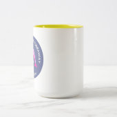 Sugar Dolphin Hideaway Logo Beach Koffie Mok (Center)