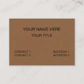 Sugar Donut Doughnut Bakery Visitekaartje (Achterkant)