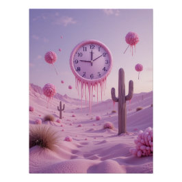 Sugar Dreams: Surreal Desert Perfect Poster