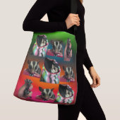Sugar Glider betegelde all-over-print crossbody ta Crossbody Tas (Dichtbij)