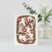 Sugar Glider Christmas-Briefkaart Feestdagenkaart (Staand voorkant)