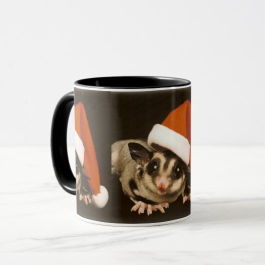 Sugar Glider Christmas Mok (Voorkant links)