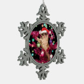 Sugar Glider Christmas Tin Sneeuwvlok Ornament (Links)