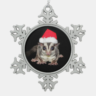 Sugar Glider Christmas Tin Sneeuwvlok Ornament