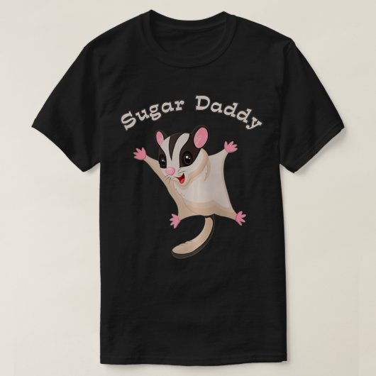 Sugar Glider Dad Zip T-shirt (Design voorkant)