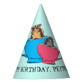 Sugar Glider in Tea Cups Custom Verjaardagsfeest Feesthoedjes (Voorkant)