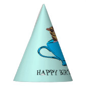 Sugar Glider in Tea Cups Custom Verjaardagsfeest Feesthoedjes (Links)