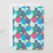 Sugar Glider in Tea Cups Custom Verjaardagsfeest Kaart (Achterkant)