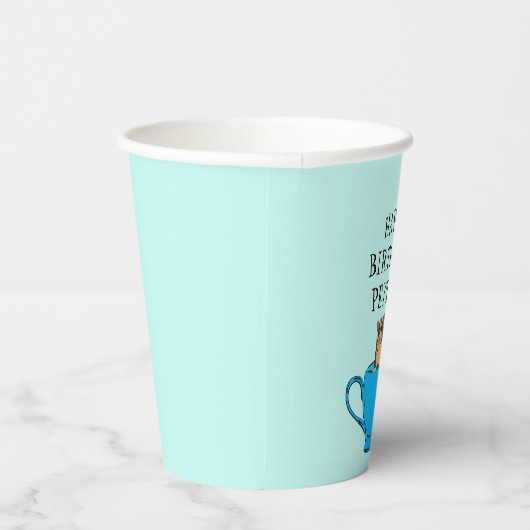 Sugar Glider in Tea Cups Custom Verjaardagsfeest Papieren Bekers (Rechts)