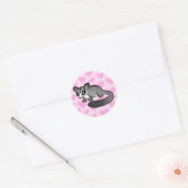 Sugar Glider Love Ronde Sticker (Envelop)