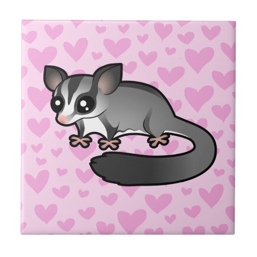 Sugar Glider Love Tegeltje (Voorkant)