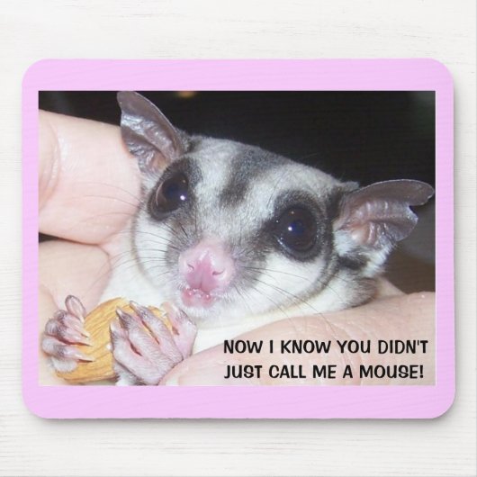 Sugar Glider Mousepad Muismat (Voorkant)
