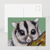 Sugar Glider Painting Briefkaart (Voorkant / Achterkant)