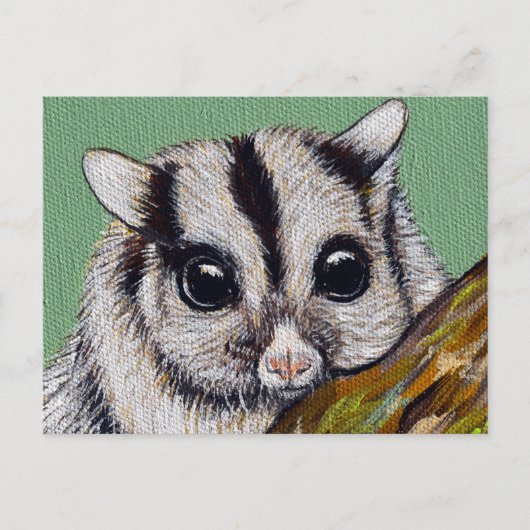 Sugar Glider Painting Briefkaart (Voorkant)