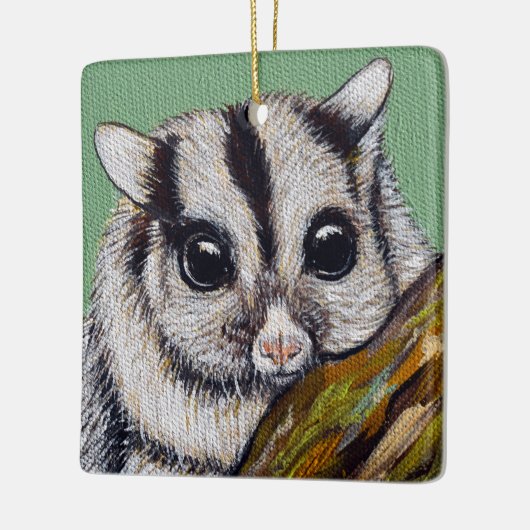 Sugar Glider Painting Keramisch Ornament (Links)